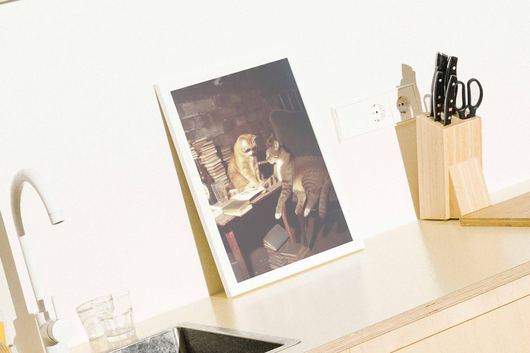 Feral After Dark Whiskers & Wisdom wall - art - picture - poster