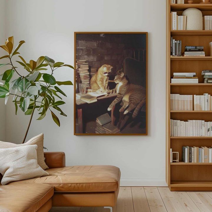 Feral After Dark Whiskers & Wisdom wall - art - picture - poster