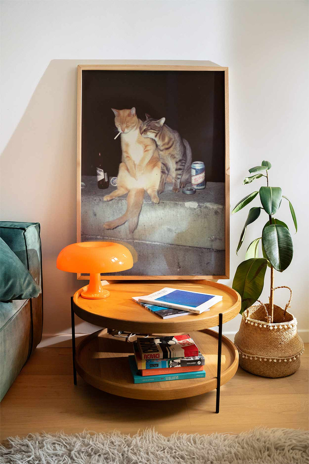 Feral After Dark Whisky Whiskers wall - art - picture - poster