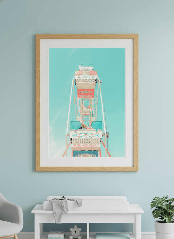Ferris Wheel Pastel Nostalgia By Tom Windeknecht