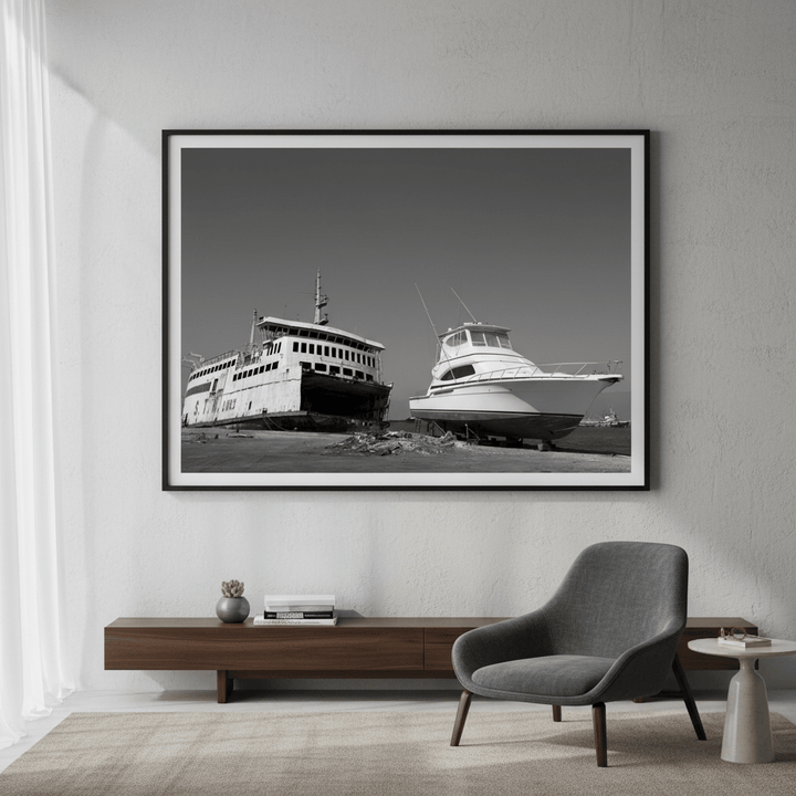 Ferry by Robin Skjoldborg wall - art - picture - poster