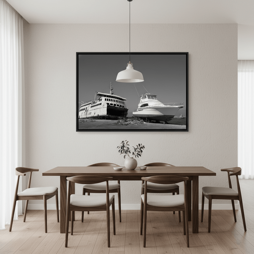 Ferry by Robin Skjoldborg wall - art - picture - poster