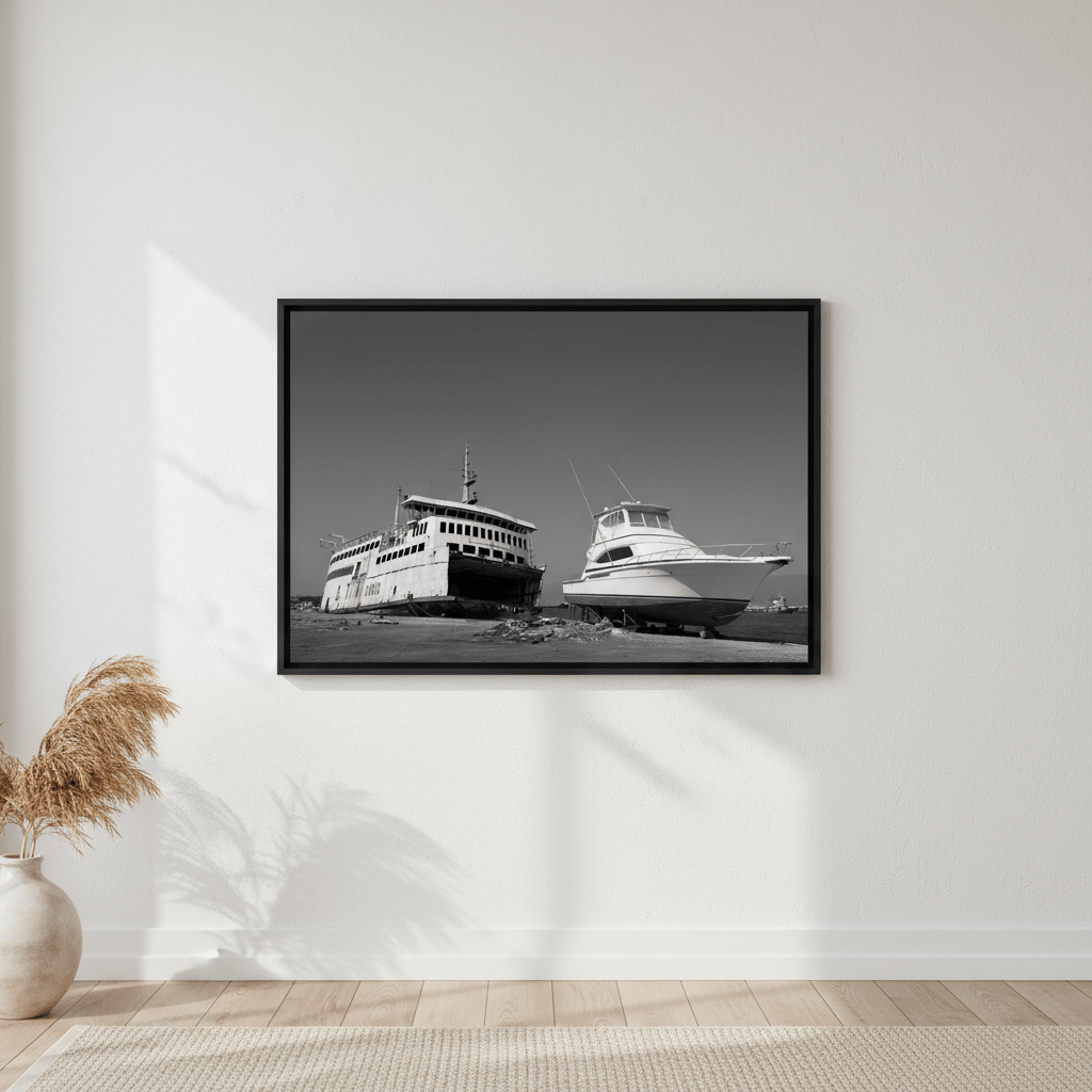 Ferry by Robin Skjoldborg wall - art - picture - poster