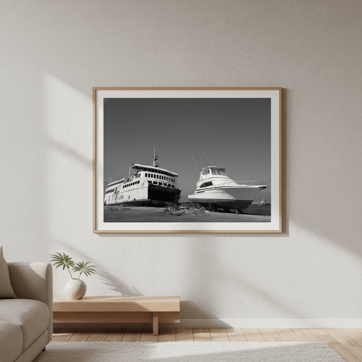 Ferry by Robin Skjoldborg wall - art - picture - poster