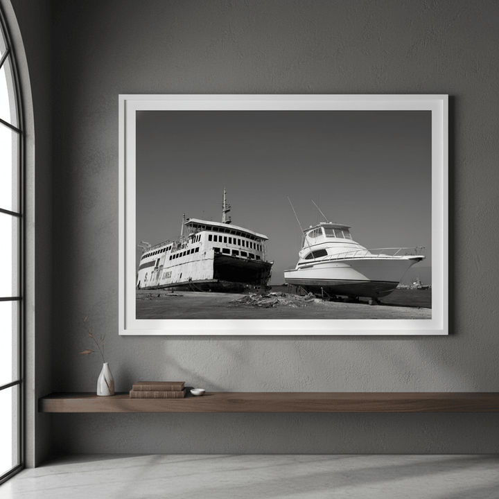 Ferry by Robin Skjoldborg wall - art - picture - poster