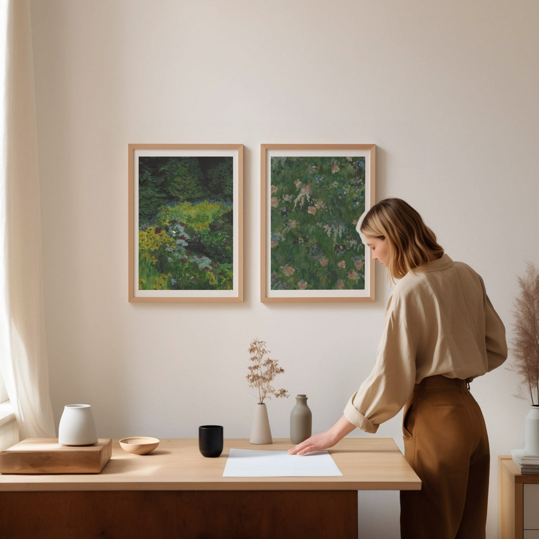 Field of Flower Dreams Duo by Josephine Wianto wall - art - picture - poster