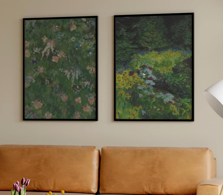 Field of Flower Dreams Duo by Josephine Wianto wall - art - picture - poster