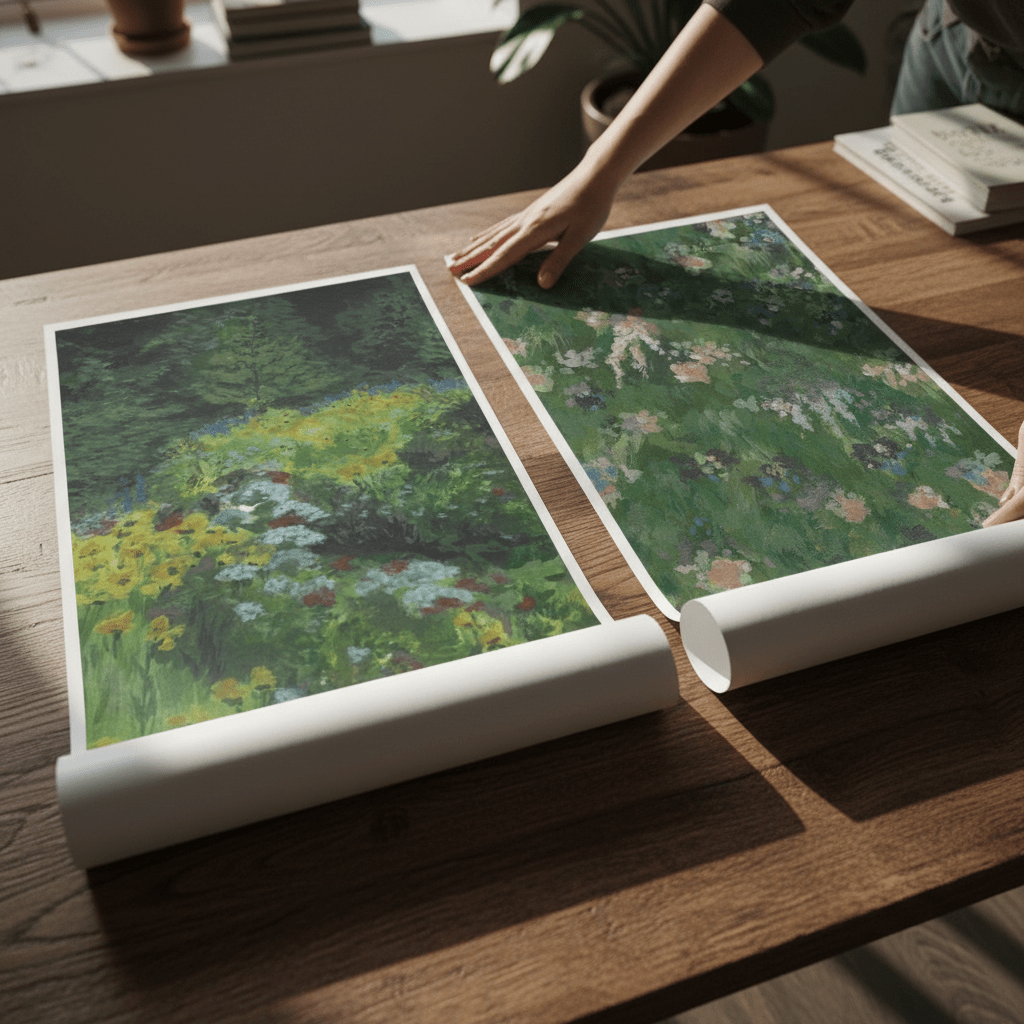 Field of Flower Dreams Duo by Josephine Wianto wall - art - picture - poster