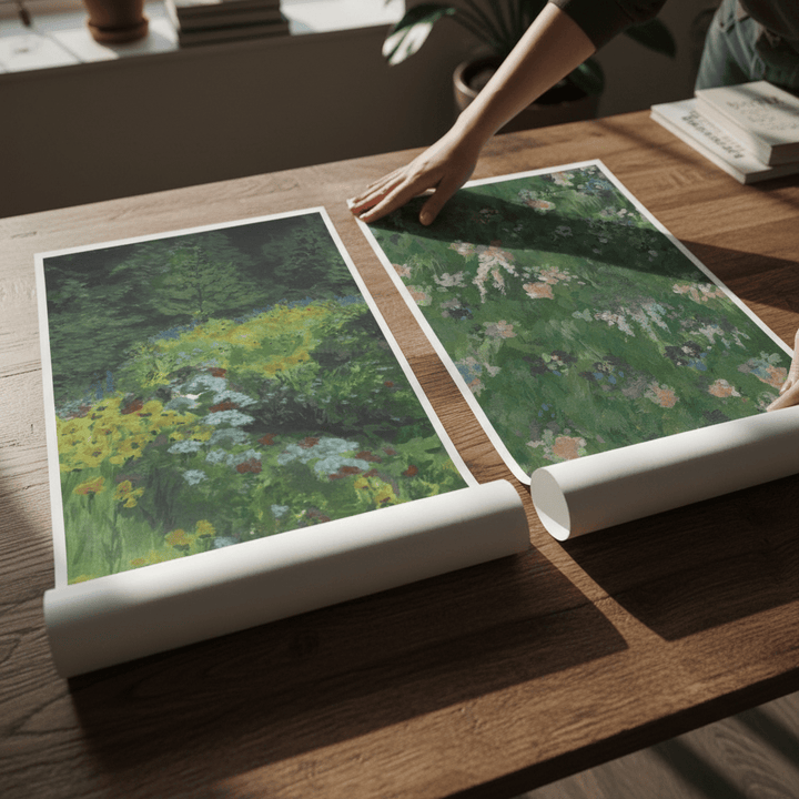 Field of Flower Dreams Duo by Josephine Wianto wall - art - picture - poster