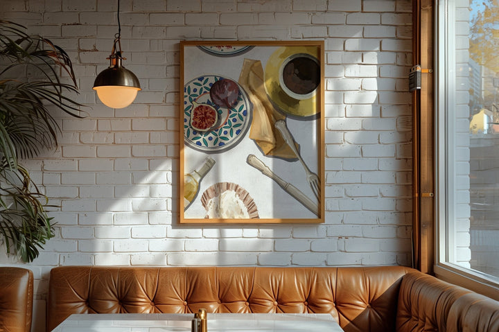 Fig & Coffee Breakfast Art - Style My Wall