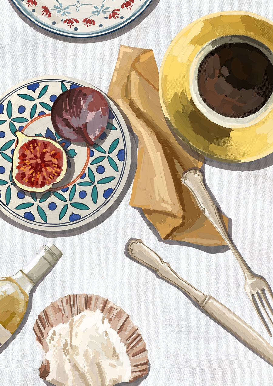 Fig & Coffee Breakfast Art