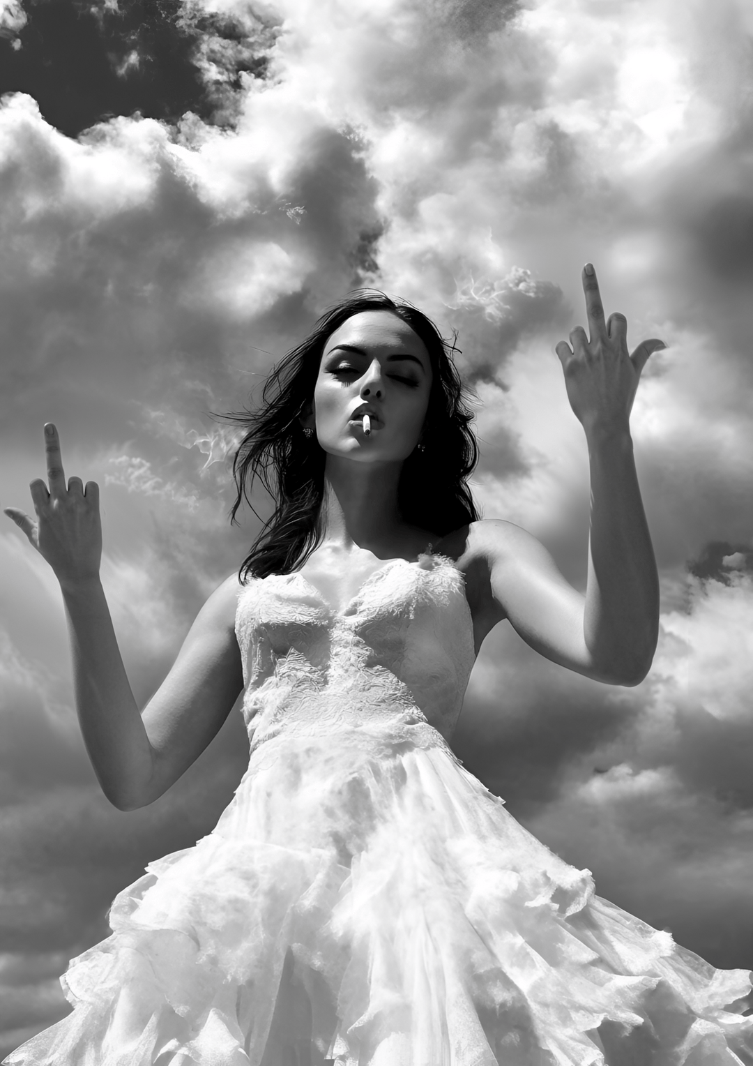 Finger Feminist Wall Art Photography - Style My Wall,, frame