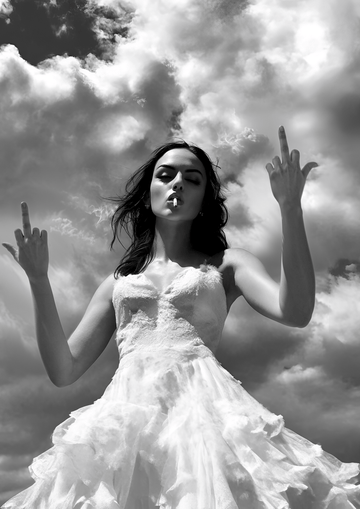 Finger Feminist Wall Art Photography - Style My Wall,, frame
