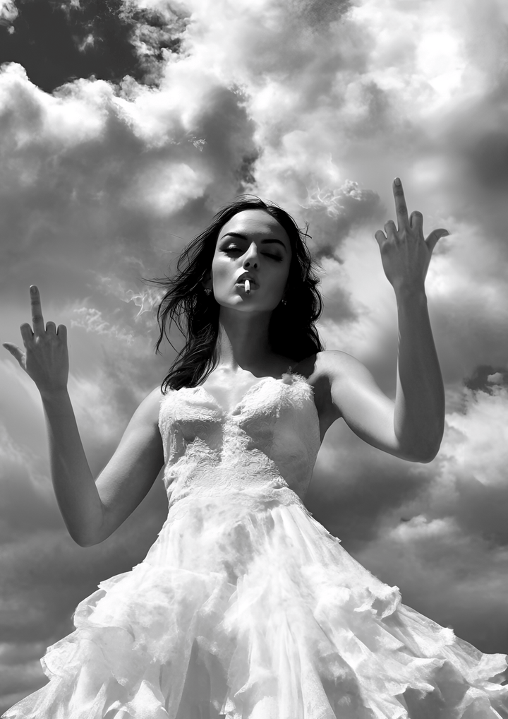 Finger Feminist Wall Art Photography - Style My Wall,, frame