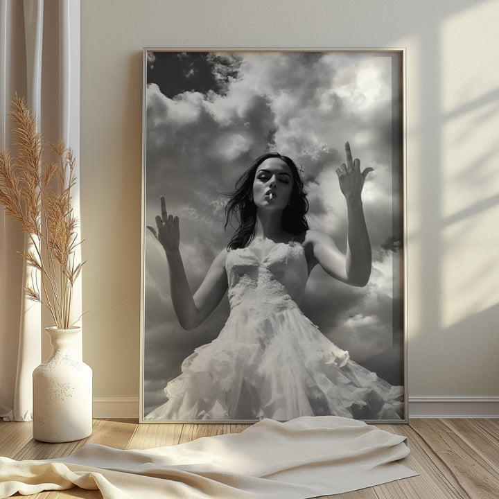 Finger Feminist Wall Art Photography - Style My Wall