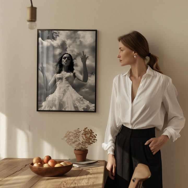 Finger Feminist Wall Art Photography - Style My Wall