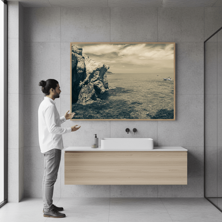 Fishing at the Pillars by Steven Scott wall - art - picture - poster
