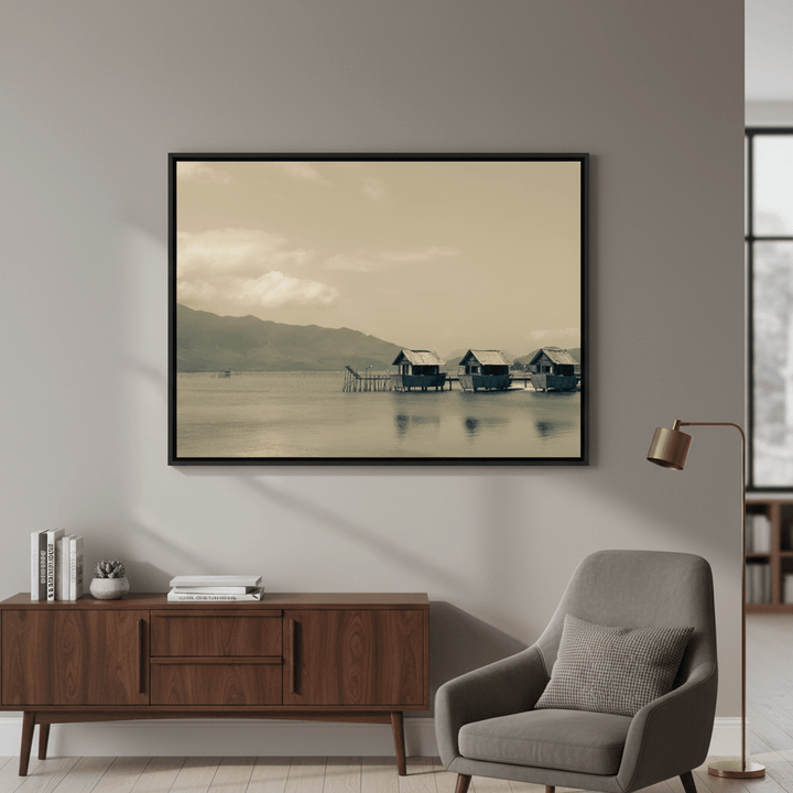 Fishing Shacks in Vietnam by Steven Scott wall - art - picture - poster