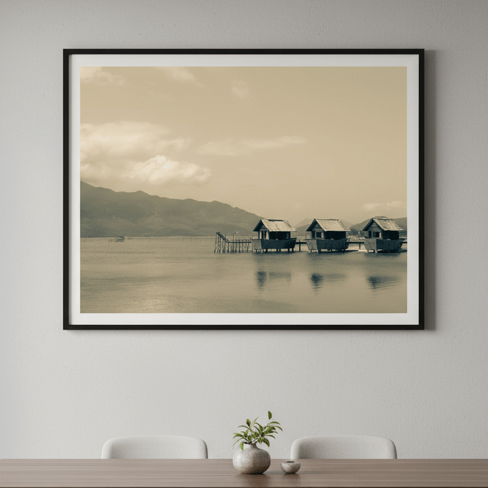 Fishing Shacks in Vietnam by Steven Scott wall - art - picture - poster