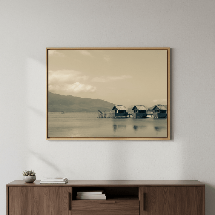 Fishing Shacks in Vietnam by Steven Scott wall - art - picture - poster