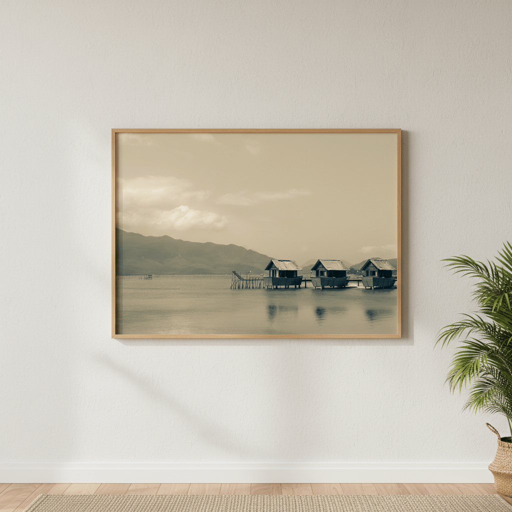 Fishing Shacks in Vietnam by Steven Scott wall - art - picture - poster