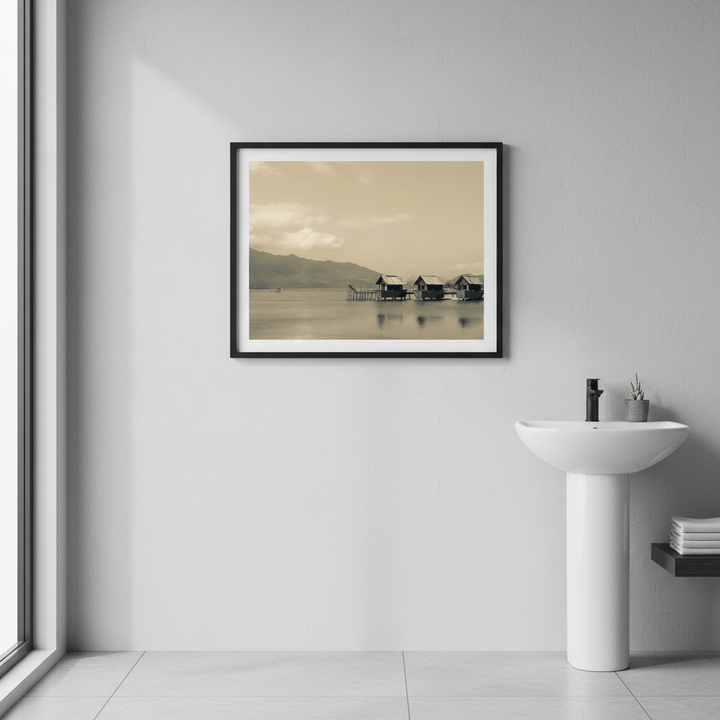 Fishing Shacks in Vietnam by Steven Scott wall - art - picture - poster