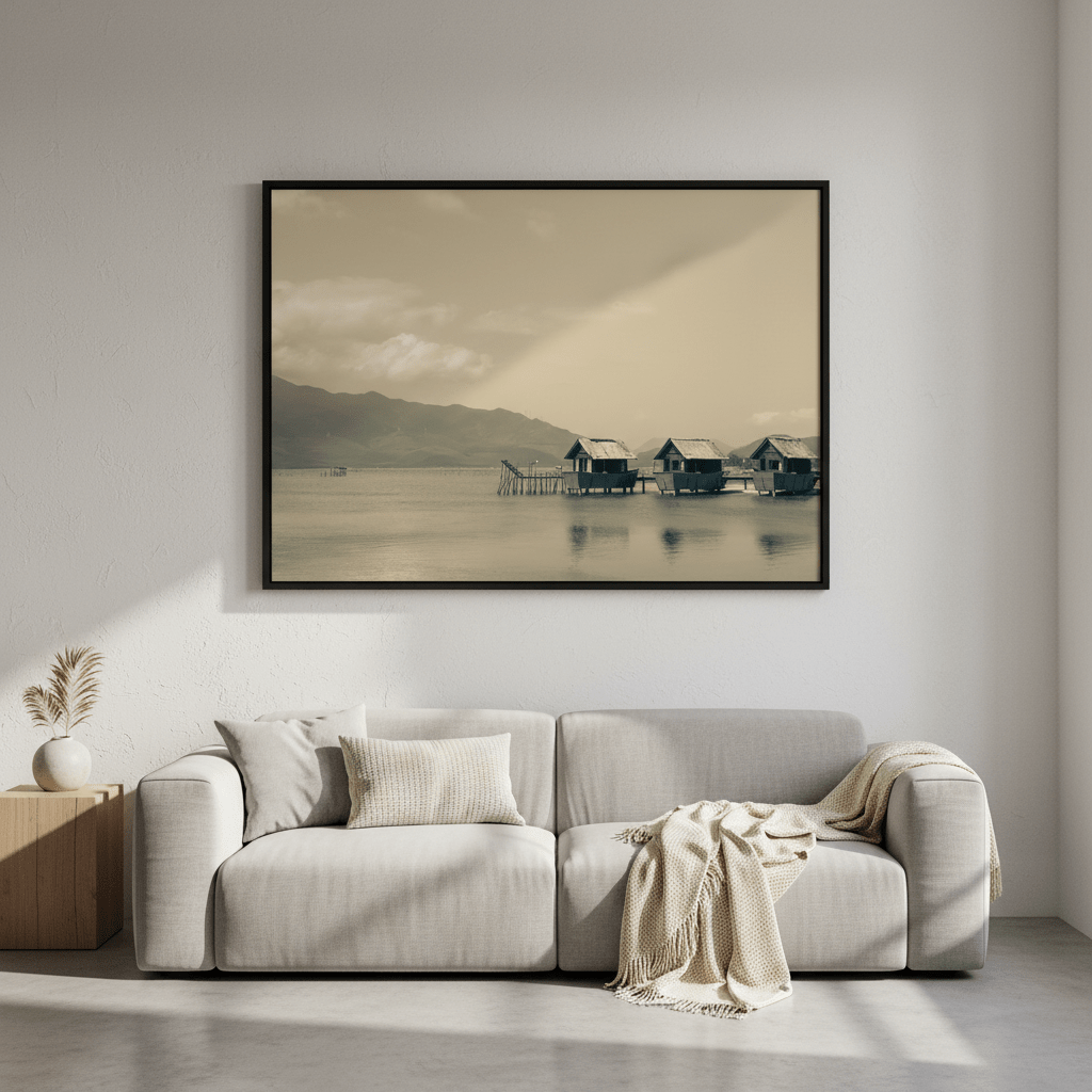 Fishing Shacks in Vietnam by Steven Scott wall - art - picture - poster