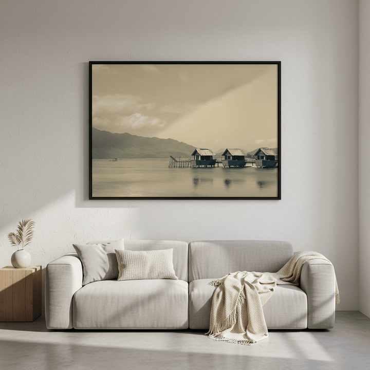 Fishing Shacks in Vietnam by Steven Scott wall - art - picture - poster