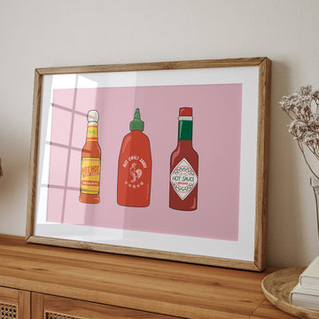 Flaming Sauces by Lucia Sankovic - Style My Wall