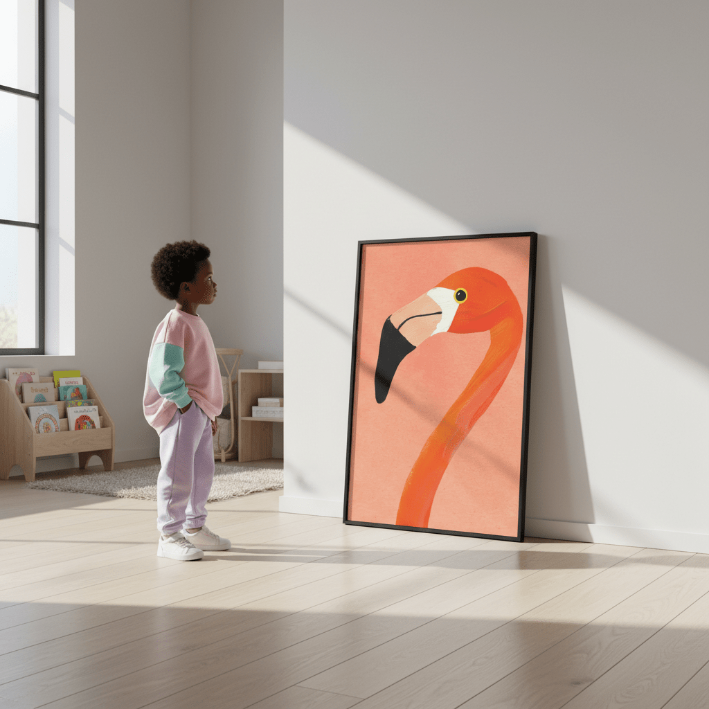 Flamingo by Henry Rivers wall - art - picture - poster