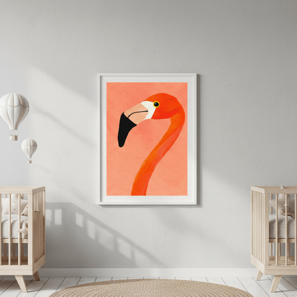Flamingo by Henry Rivers wall - art - picture - poster