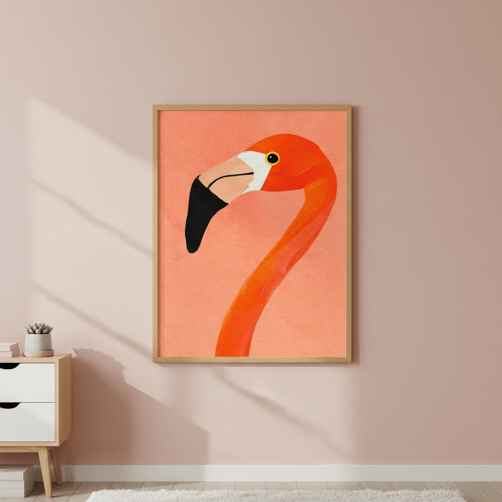Flamingo by Henry Rivers wall - art - picture - poster