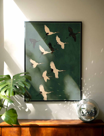 Flock to the Skies,livingroom,timber border