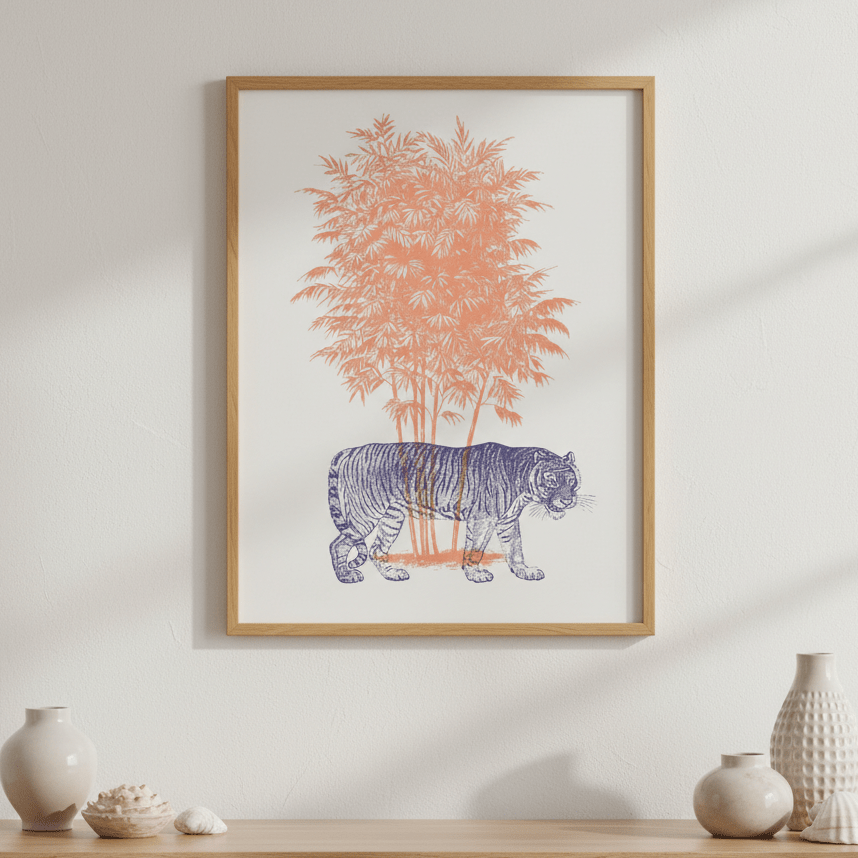 Flora and Fang by Florent Bodart wall - art - picture - poster