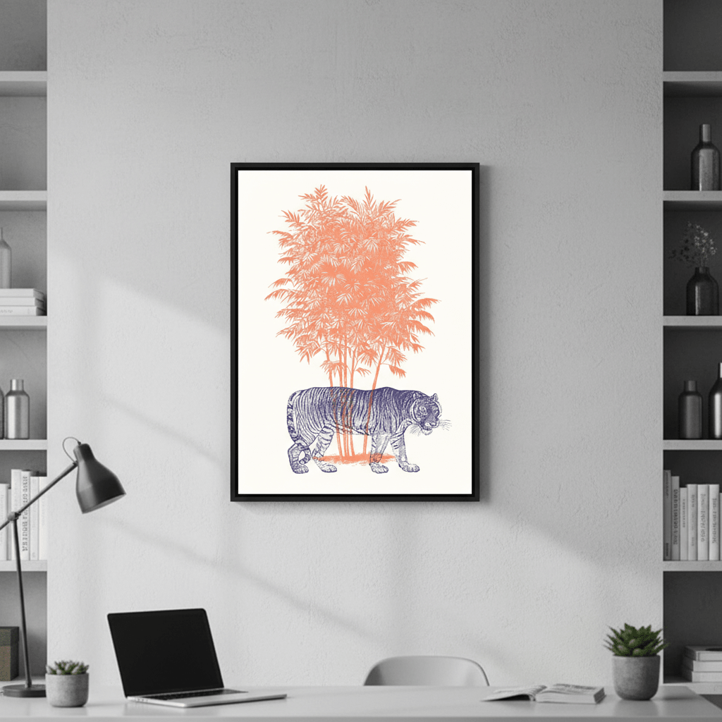 Flora and Fang by Florent Bodart wall - art - picture - poster