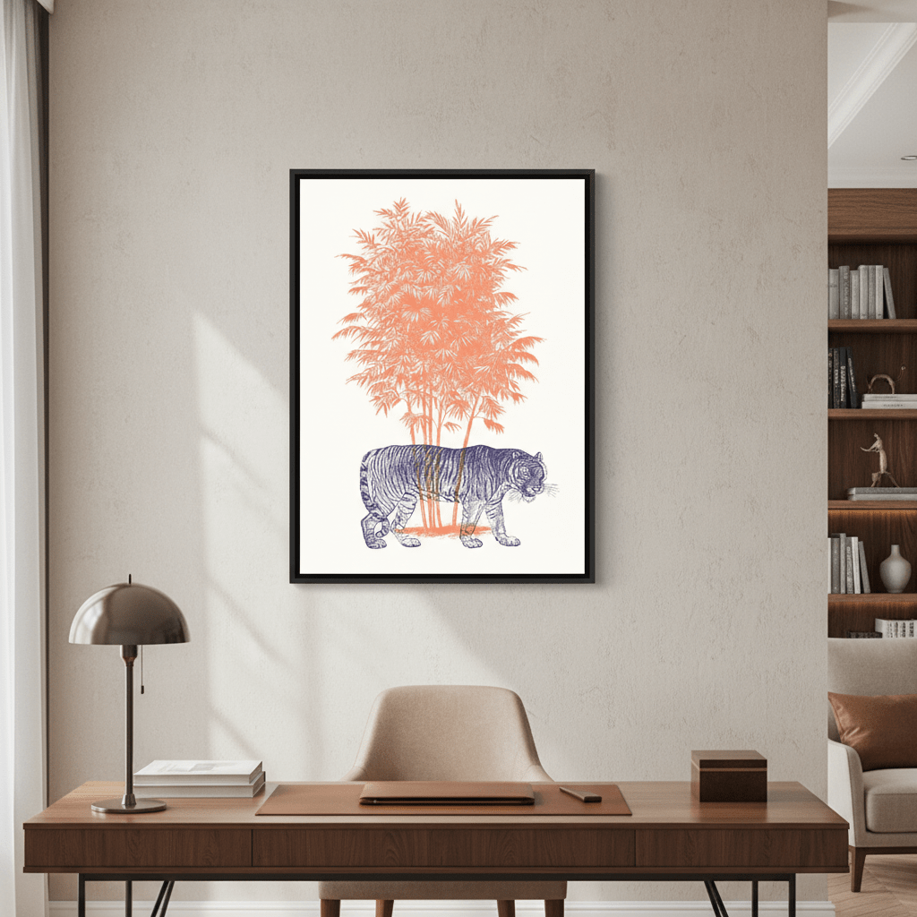 Flora and Fang by Florent Bodart wall - art - picture - poster