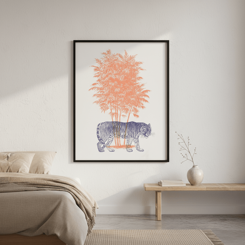 Flora and Fang by Florent Bodart wall - art - picture - poster