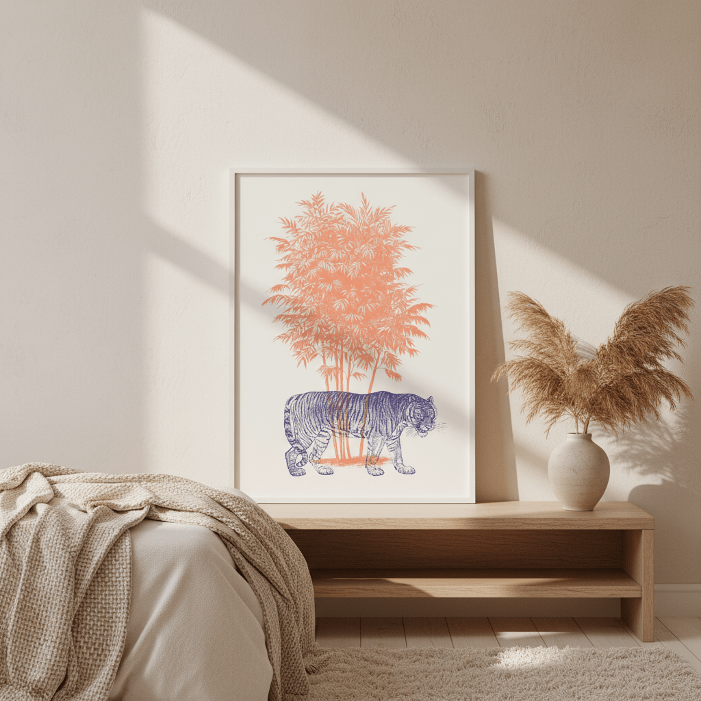 Flora and Fang by Florent Bodart wall - art - picture - poster
