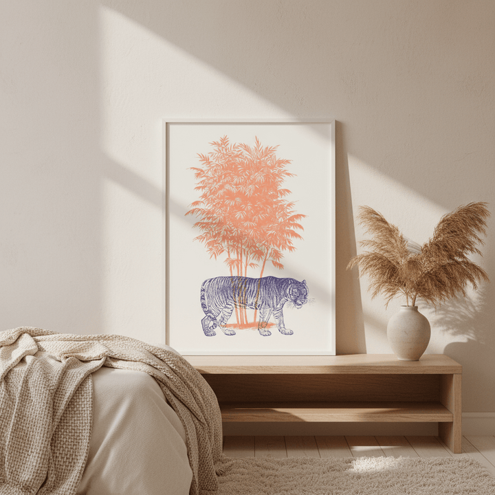 Flora and Fang by Florent Bodart wall - art - picture - poster