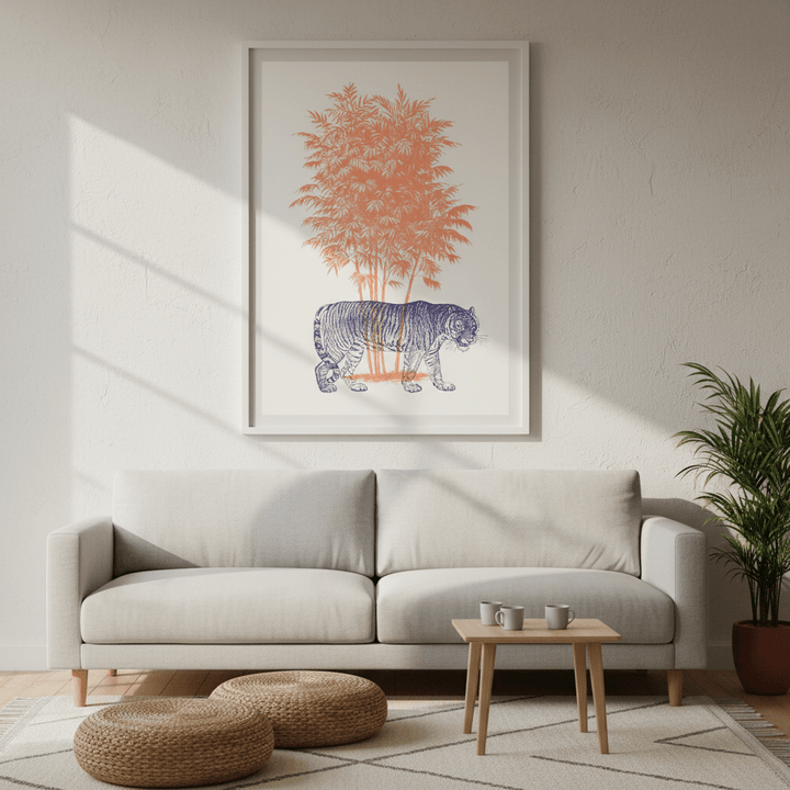 Flora and Fang by Florent Bodart wall - art - picture - poster