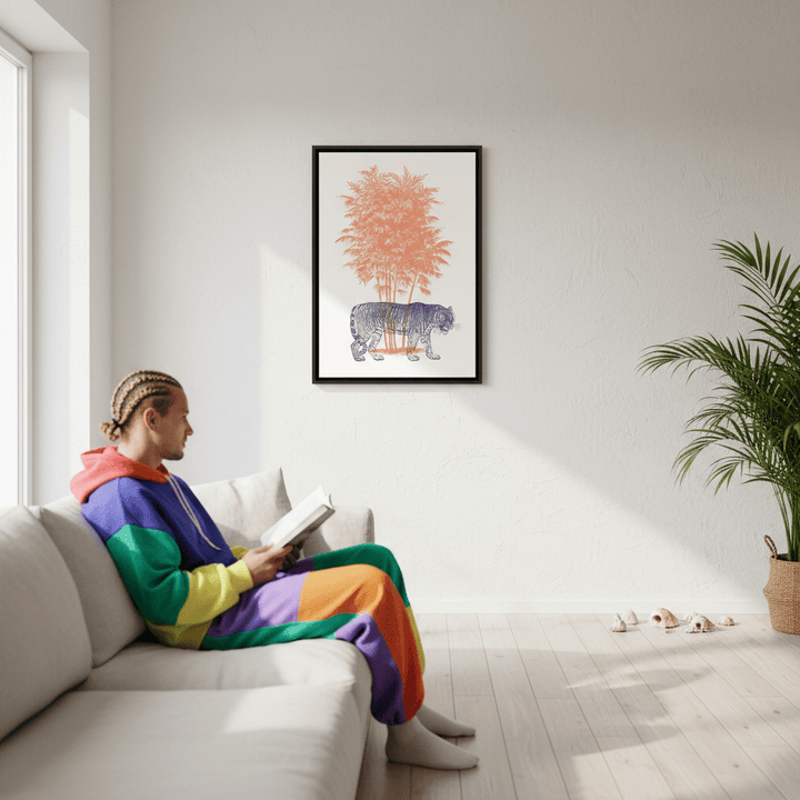 Flora and Fang by Florent Bodart wall - art - picture - poster