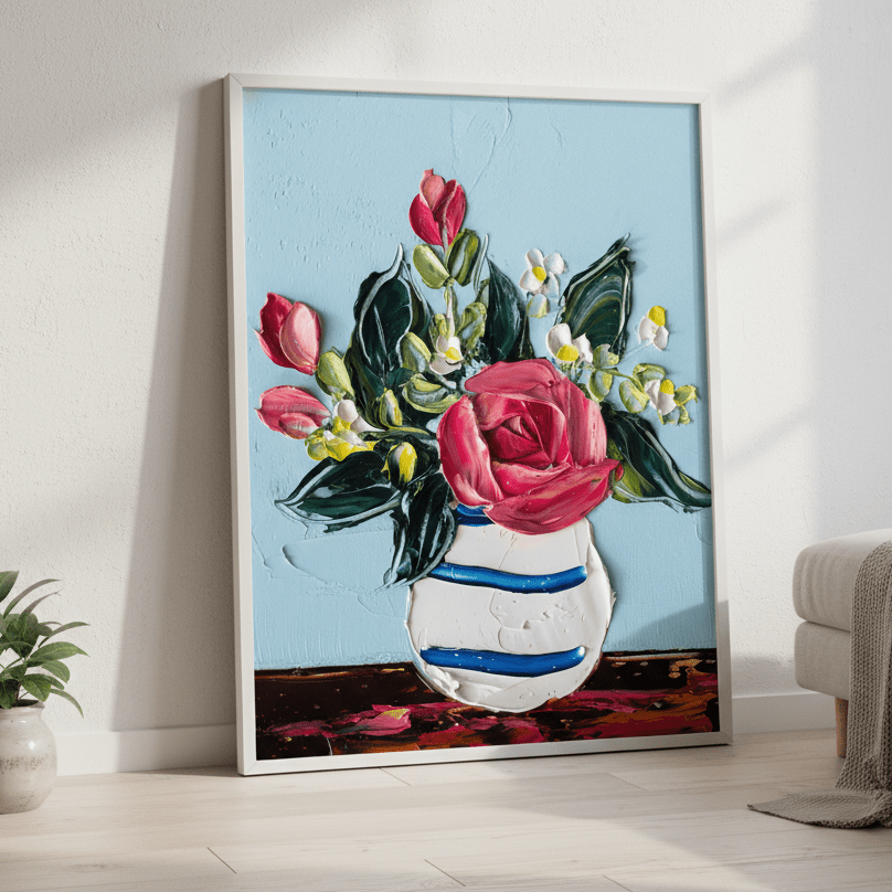 Floral Celebration by Angela Hawkey wall - art - picture - poster