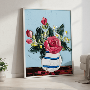 Floral Celebration by Angela Hawkey wall - art - picture - poster