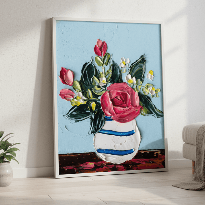 Floral Celebration by Angela Hawkey wall - art - picture - poster