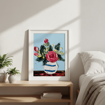 Floral Celebration by Angela Hawkey wall - art - picture - poster