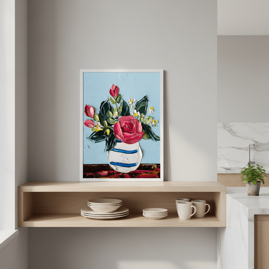 Floral Celebration by Angela Hawkey wall - art - picture - poster