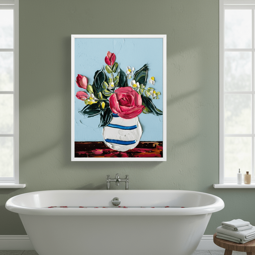 Floral Celebration by Angela Hawkey wall - art - picture - poster