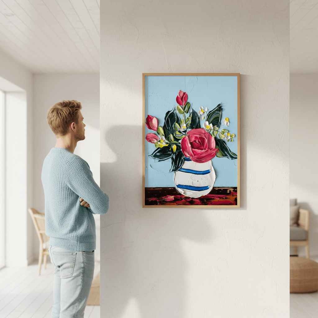 Floral Celebration by Angela Hawkey wall - art - picture - poster