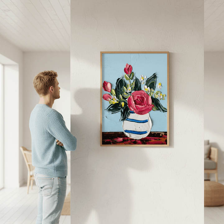 Floral Celebration by Angela Hawkey wall - art - picture - poster