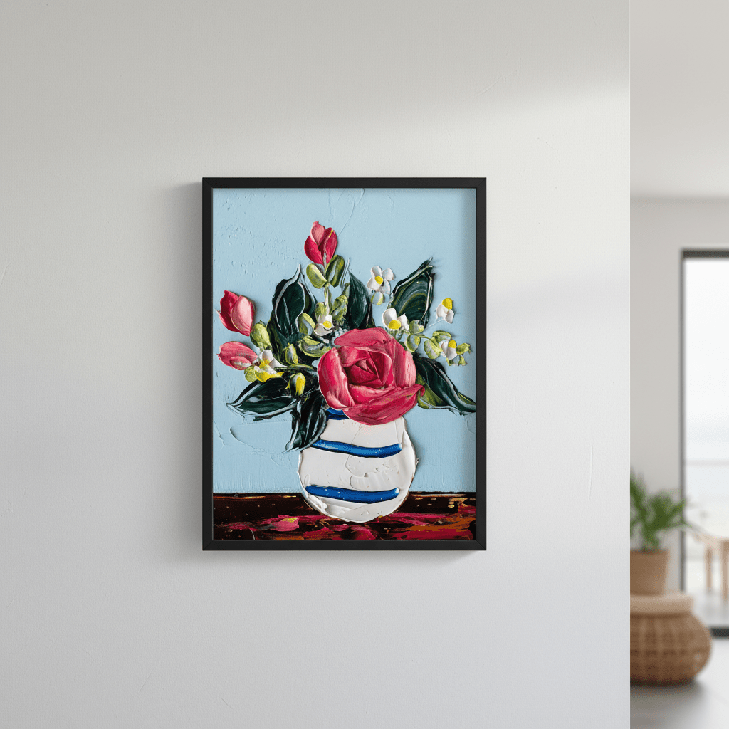 Floral Celebration by Angela Hawkey wall - art - picture - poster